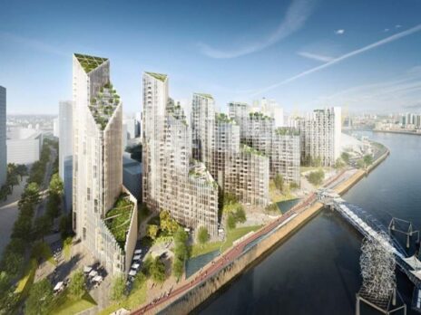 Mace tops out first phase of Greenwich Peninsula's Upper Riverside