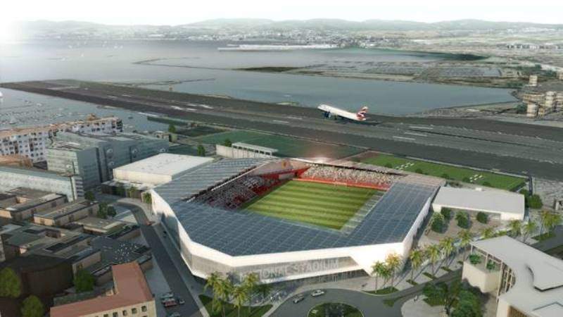 Gibraltar Football Association submits plans for new national stadium