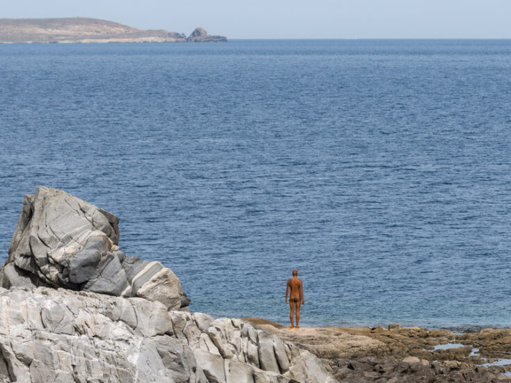 Castaways: Antony Gormley's sculptures populate deserted Greek island