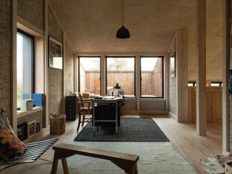 Hempcrete home: Flat House by Practice Architecture and Material Cultures