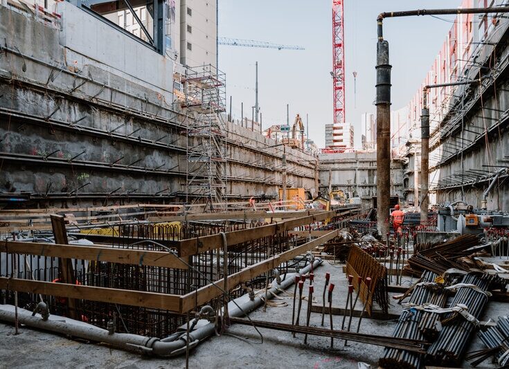 PORR completes excavation pit for Franklinturm in Zurich