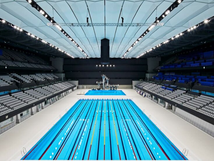 Tokyo unveils Aquatics Centre with movable pool walls for 2020 Olympics