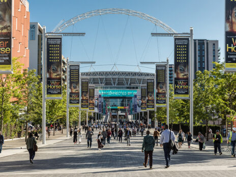 Quintain unveils Olympic Steps leading to Wembley Stadium in the UK