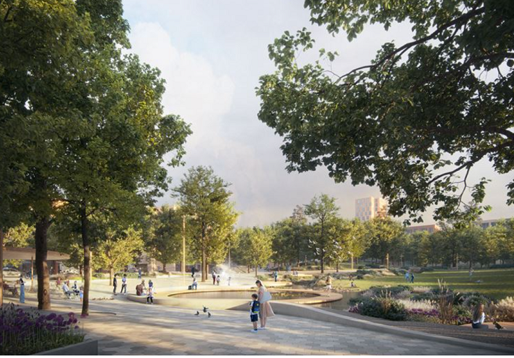 Arkitema’s design concept selected for urban neighourhood park in Sweden