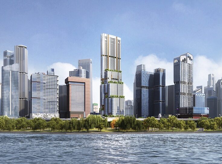SOM reveals the design of Singapore’s sustainable skyscraper