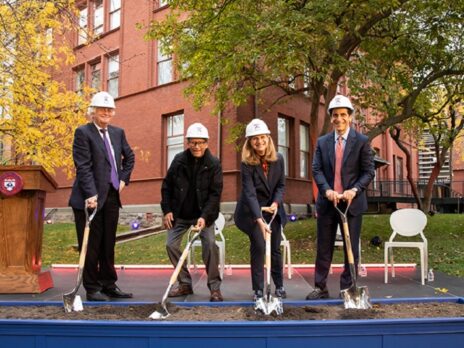 Construction begins on the Stuart Weitzman Hall expansion project