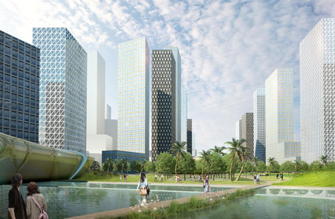 Urban planning project in China