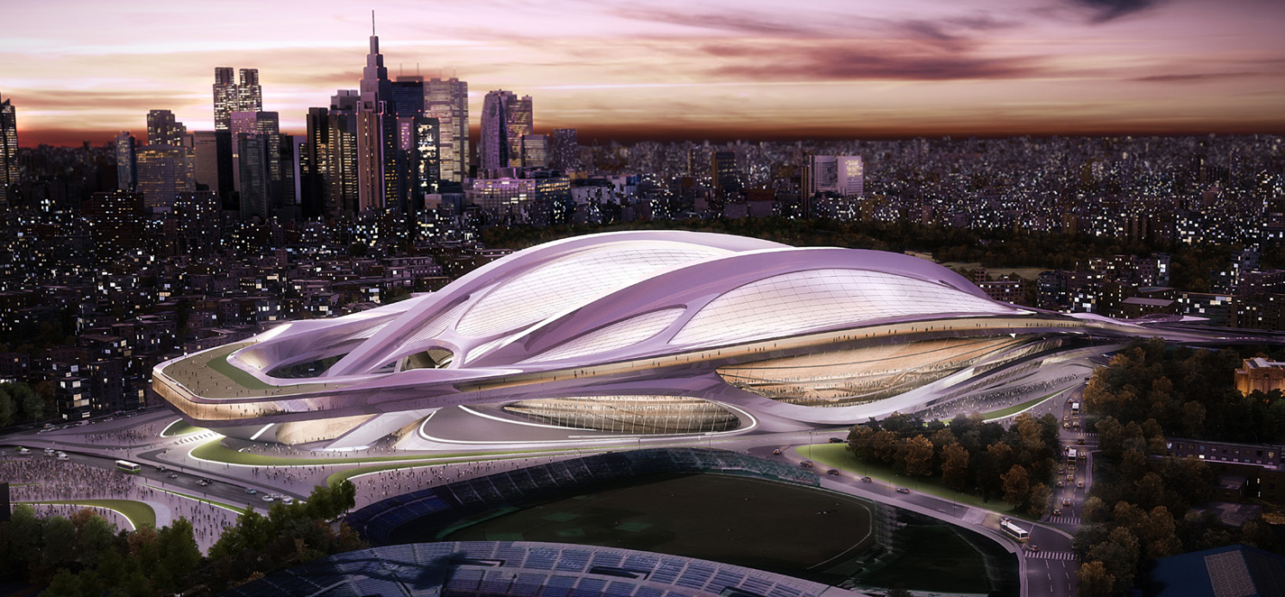 Tokyo's national stadium in Kasumigaoka