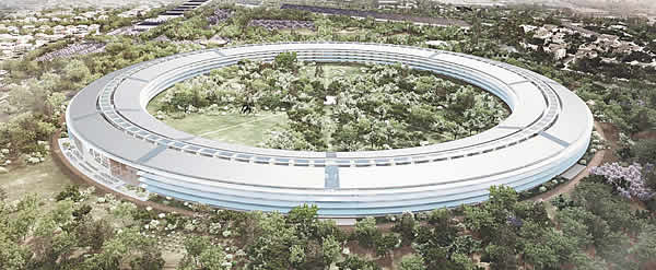 Apple spaceship headquarters 